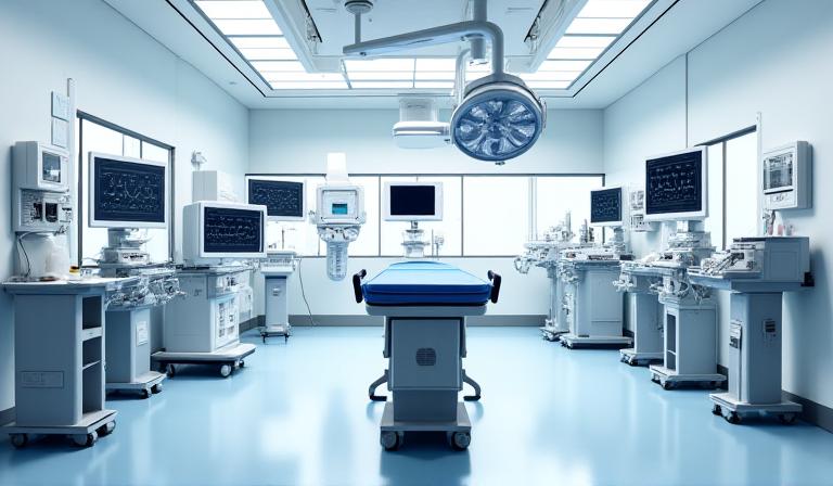 清潔な手術室の様子